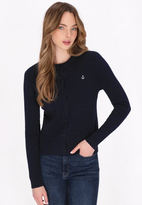 Dreimaster Strickjacke Frauen Marine - Image 3