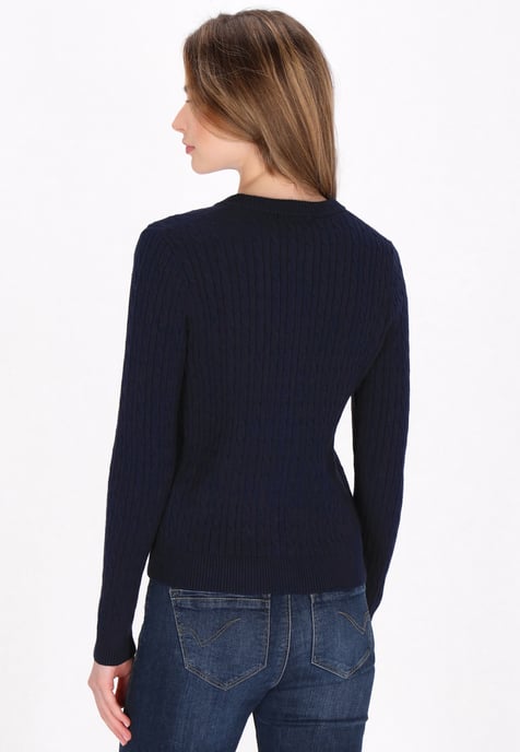 Dreimaster Strickjacke Frauen Marine - Image 4