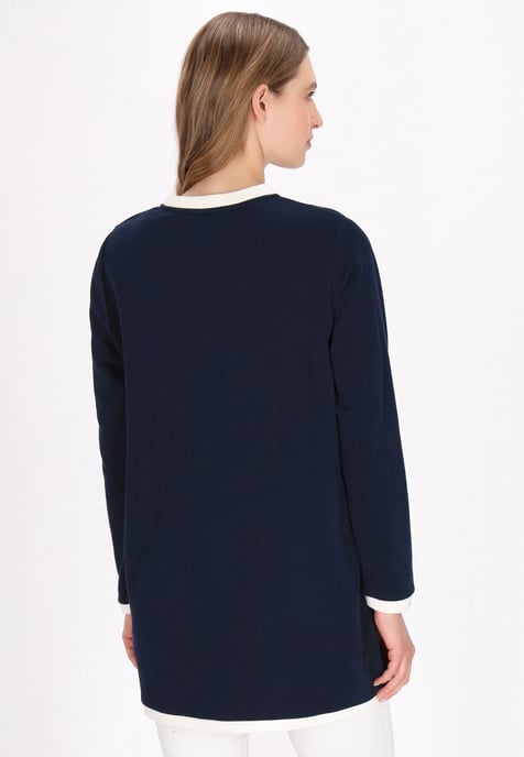 Dreimaster Strickjacke Frauen Marine - Image 4