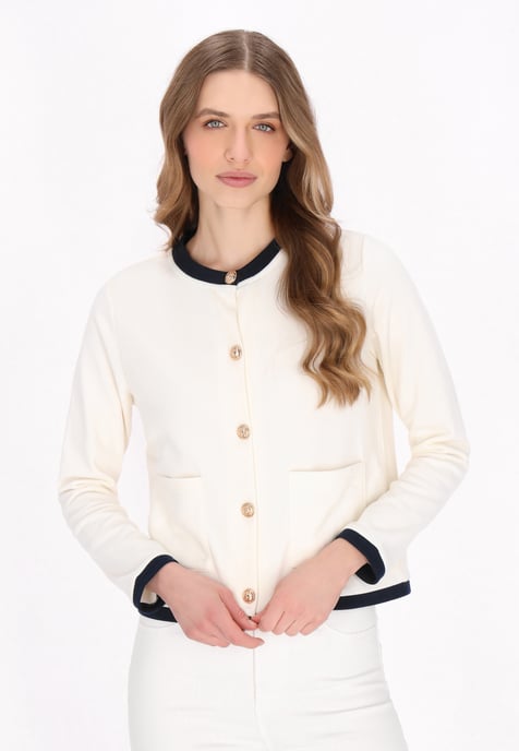 Dreimaster Strickjacke Frauen cremefarben - Image 3