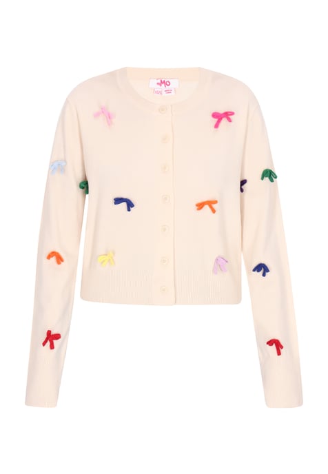 Mymo Strickjacke Frauen cremefarben - Image 1