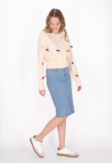 Mymo Strickjacke Frauen cremefarben - Image 2