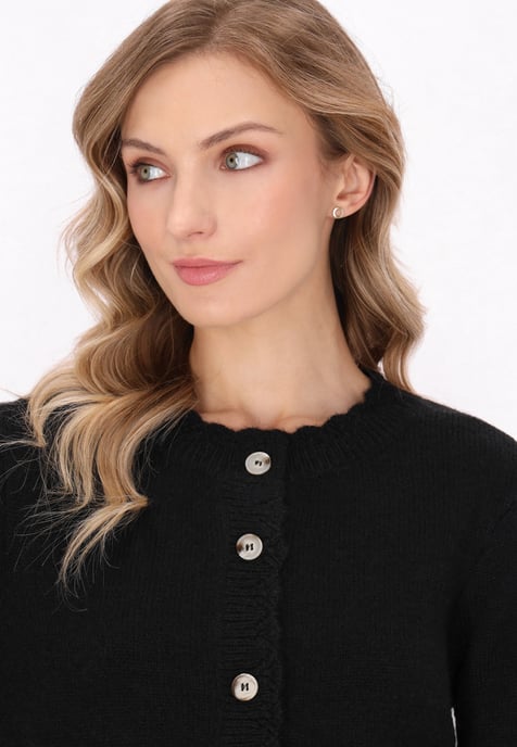 Dreimaster Strickjacke Frauen Schwarz - Image 5