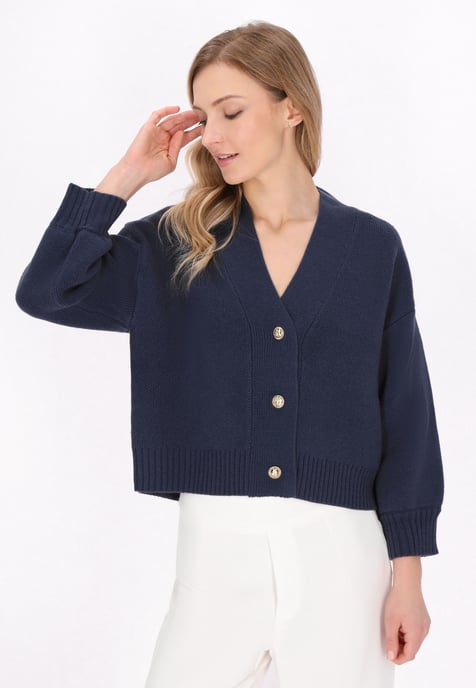 Dreimaster Strickjacke Frauen Marine - Image 3