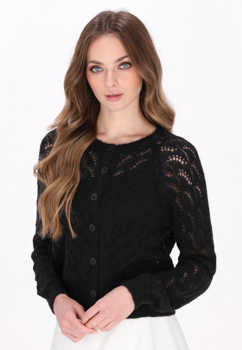 Dreimaster Strickjacke Frauen Schwarz - Image 3