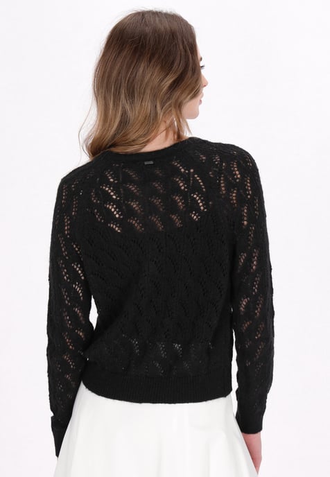 Dreimaster Strickjacke Frauen Schwarz - Image 4