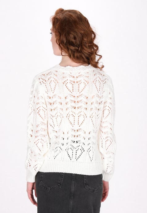 Dreimaster Strickjacke Frauen cremefarben - Image 4