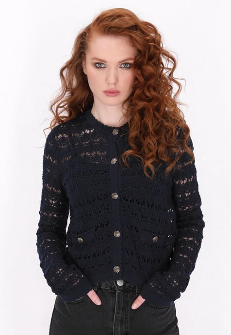 Dreimaster Strickjacke Frauen Marine - Image 3