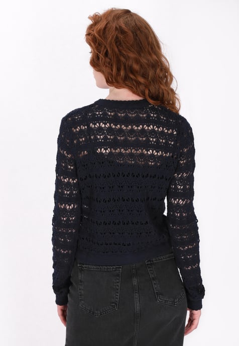 Dreimaster Strickjacke Frauen Marine - Image 4