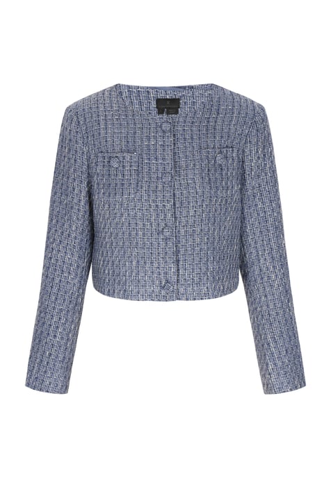 Dreimaster Blazer Frauen Marine Glitzer - Image 1