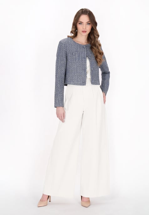 Dreimaster Blazer Frauen Marine Glitzer - Image 2