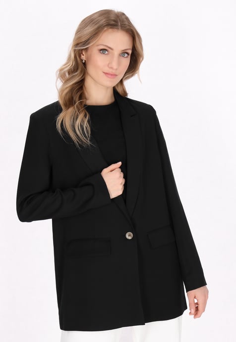 Dreimaster Blazer Frauen Schwarz - Image 3