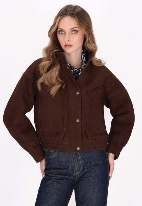 Dreimaster Jacke Frauen Schokolade - Image 3