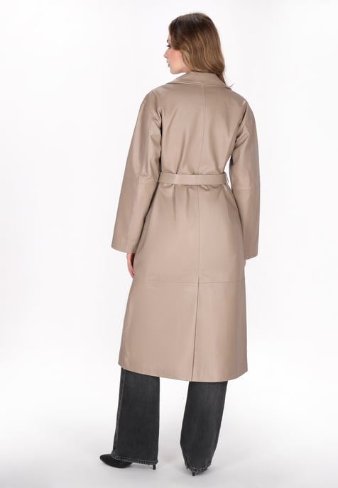 Dreimaster Mantel Frauen Taupe - Image 4