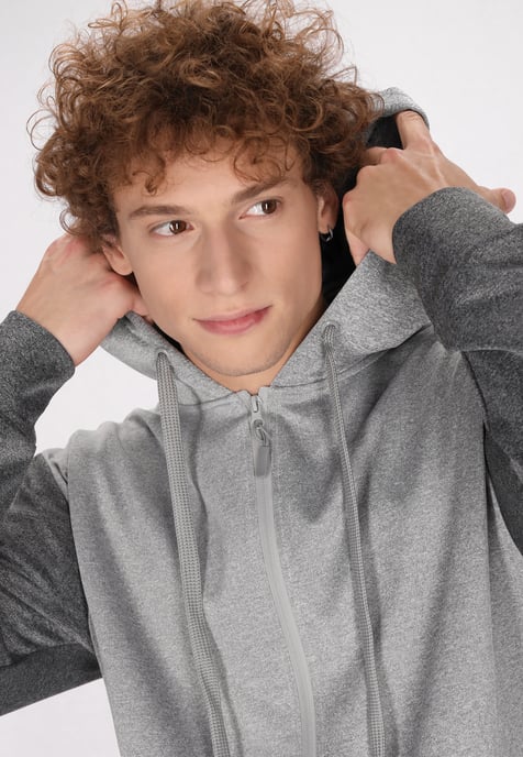 Mo Jacke Herren hellgrau melange - Image 5