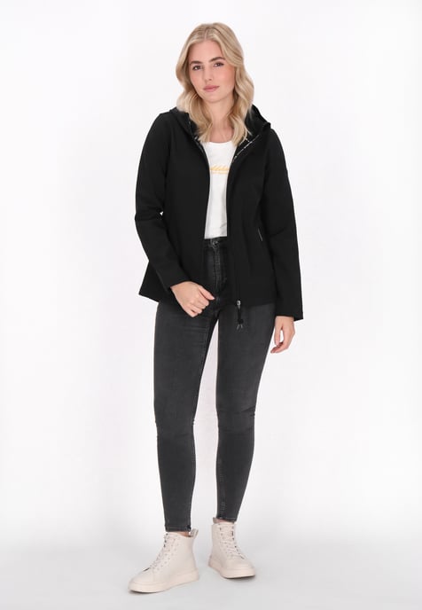 Schmuddelwedda Softshelljacke Frauen Schwarz - Image 2