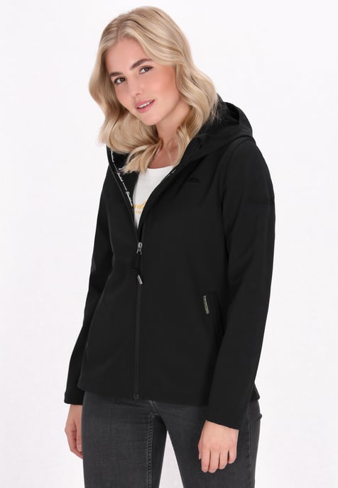 Schmuddelwedda Softshelljacke Frauen Schwarz - Image 3
