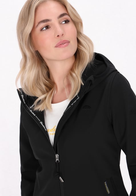 Schmuddelwedda Softshelljacke Frauen Schwarz - Image 5
