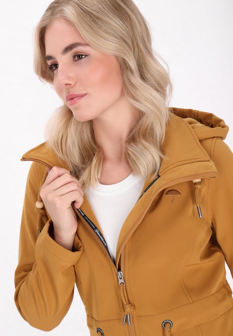 Schmuddelwedda Softshelljacke Frauen Beige - Image 5