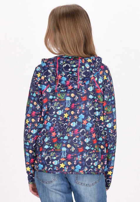 Mymo Jacke Mädchen Marineblau Mehrfarbig - Image 4