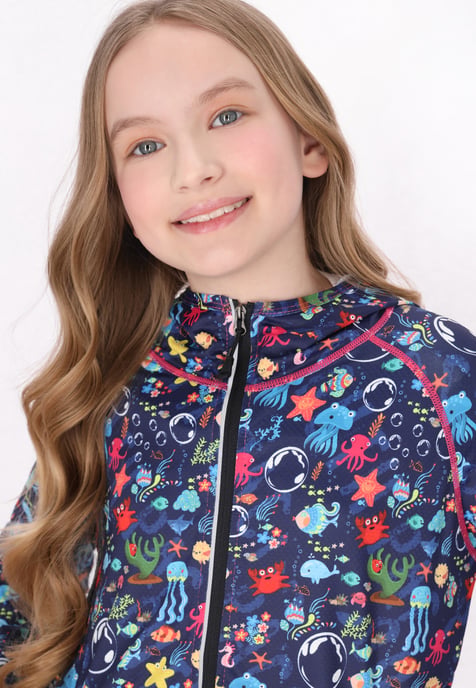 Mymo Jacke Mädchen Marineblau Mehrfarbig - Image 5