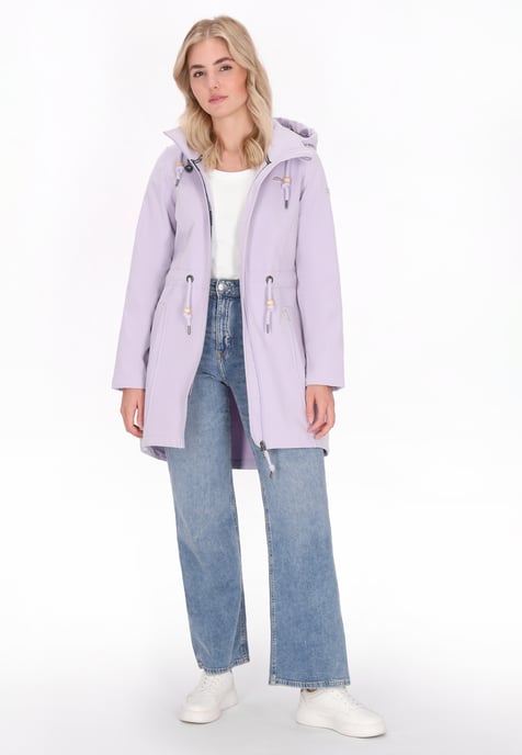 Schmuddelwedda Softshelljacke Frauen helles Lavendel - Image 2