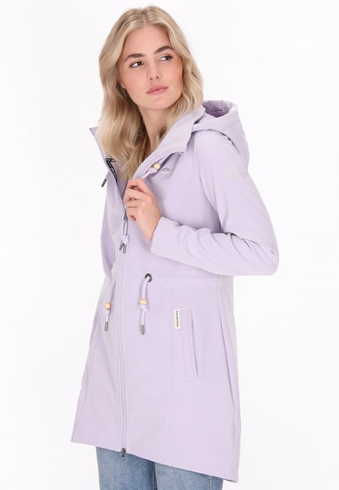 Schmuddelwedda Softshelljacke Frauen helles Lavendel - Image 3
