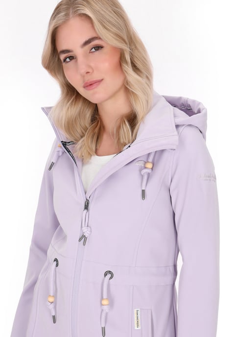 Schmuddelwedda Softshelljacke Frauen helles Lavendel - Image 5