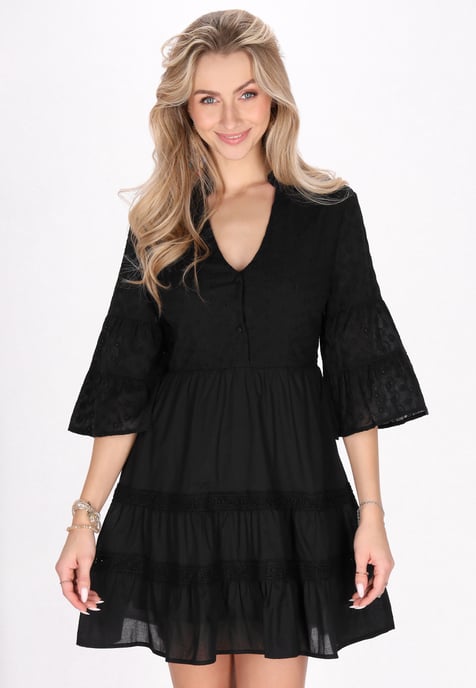 IZIA Kleid Frauen Schwarz - Image 3