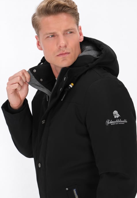 Schmuddelwedda Anorak Männer Schwarz - Image 5