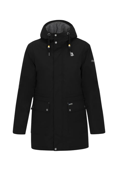 Schmuddelwedda Parka Männer Schwarz - Image 1
