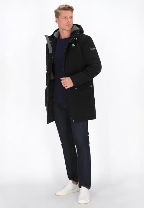Schmuddelwedda Parka Männer Schwarz - Image 2