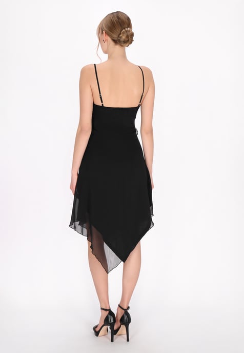 Mymo Kleid Frauen Schwarz - Image 4