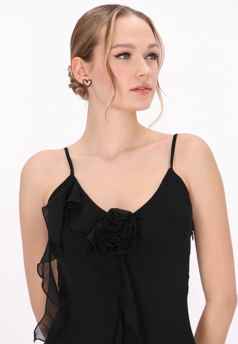 Mymo Kleid Frauen Schwarz - Image 5
