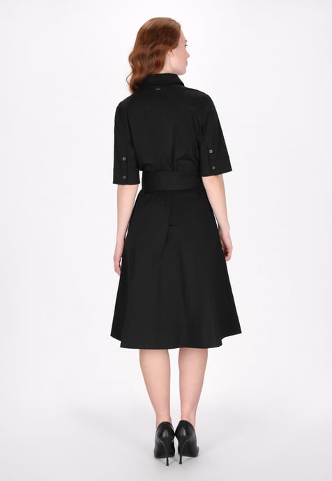 Dreimaster Kleid Damen Schwarz - Image 4