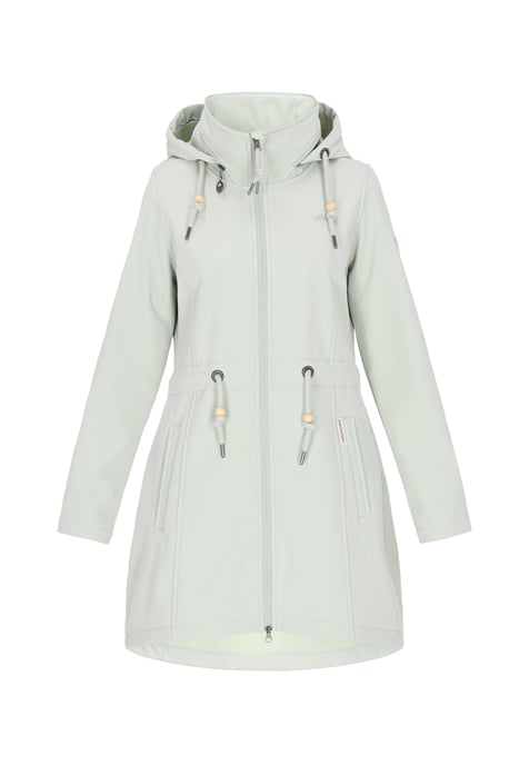 Schmuddelwedda Softshelljacke Frauen Salbeigrün - Image 1