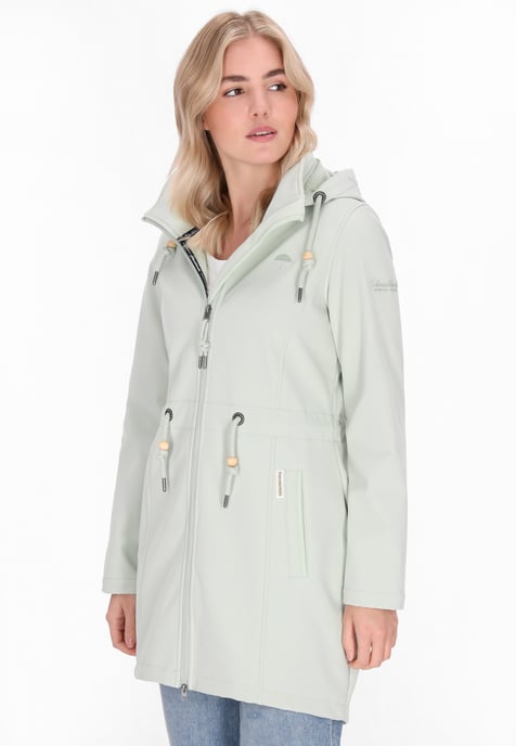 Schmuddelwedda Softshelljacke Frauen Salbeigrün - Image 3
