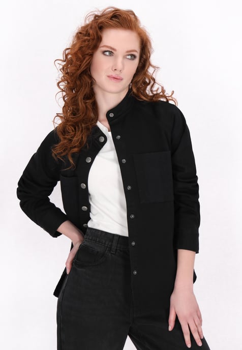 Dreimaster Hemd Frauen Schwarz - Image 3