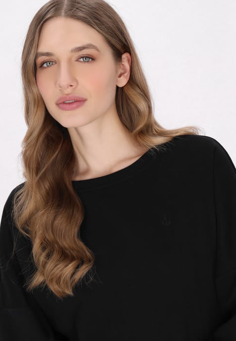 Dreimaster Sweatshirt Frauen Schwarz - Image 5