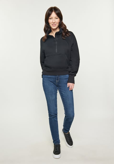 usha Sweatshirt Frauen Schwarz - Image 2