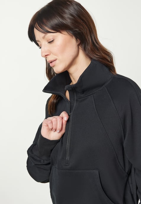 usha Sweatshirt Frauen Schwarz - Image 5