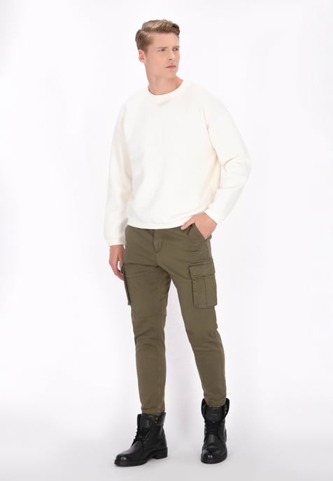 Dreimaster Sweatshirt Männer cremefarben - Image 2