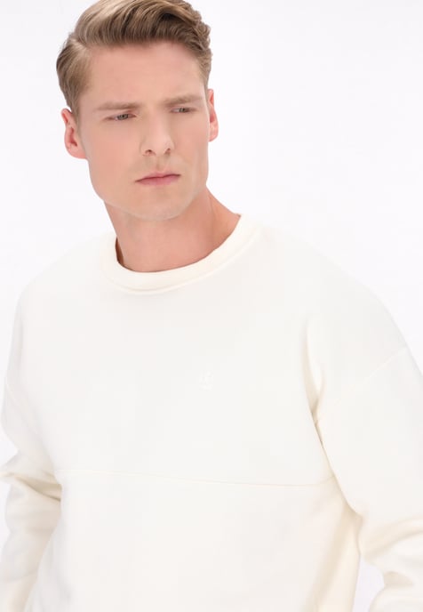 Dreimaster Sweatshirt Männer cremefarben - Image 5