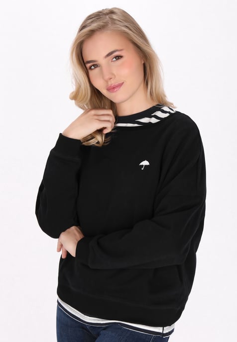 Schmuddelwedda Sweatshirt Frauen Schwarz - Image 3