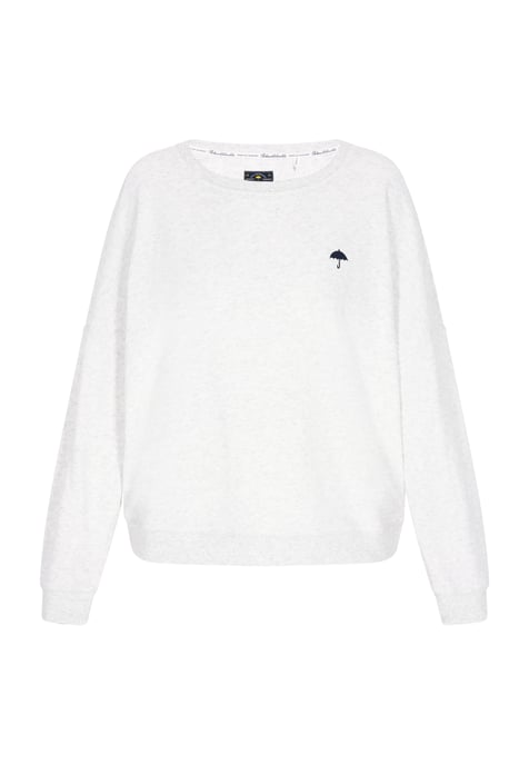 Schmuddelwedda Sweatshirt Frauen cremeweiß meliert - Image 1