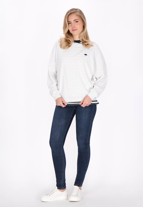 Schmuddelwedda Sweatshirt Frauen cremeweiß meliert - Image 2
