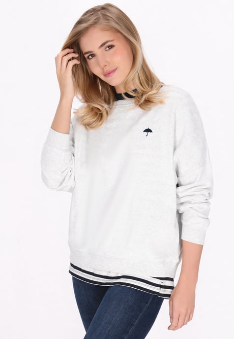 Schmuddelwedda Sweatshirt Frauen cremeweiß meliert - Image 3