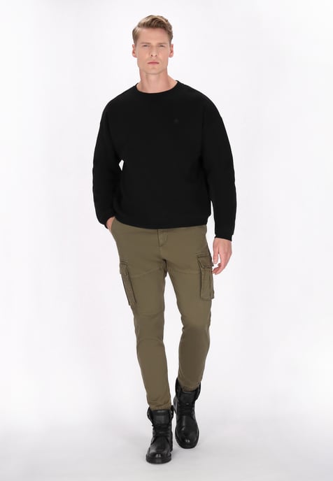 Dreimaster Sweatshirt Männer Schwarz - Image 2