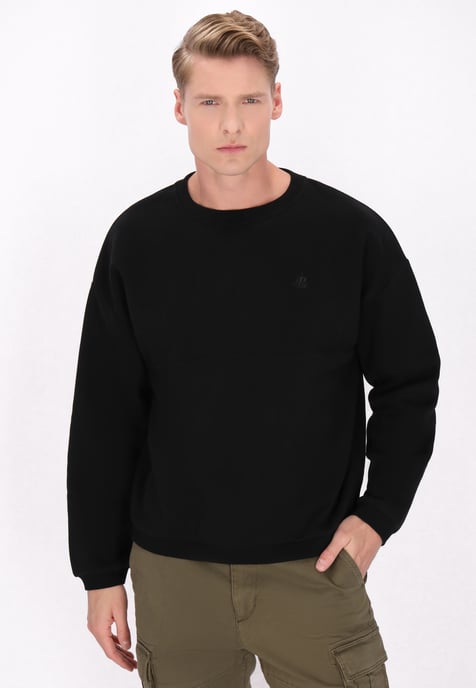 Dreimaster Sweatshirt Männer Schwarz - Image 3