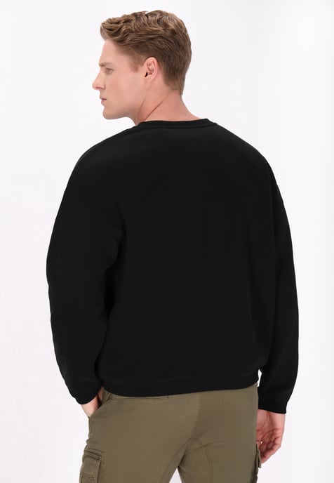 Dreimaster Sweatshirt Männer Schwarz - Image 4